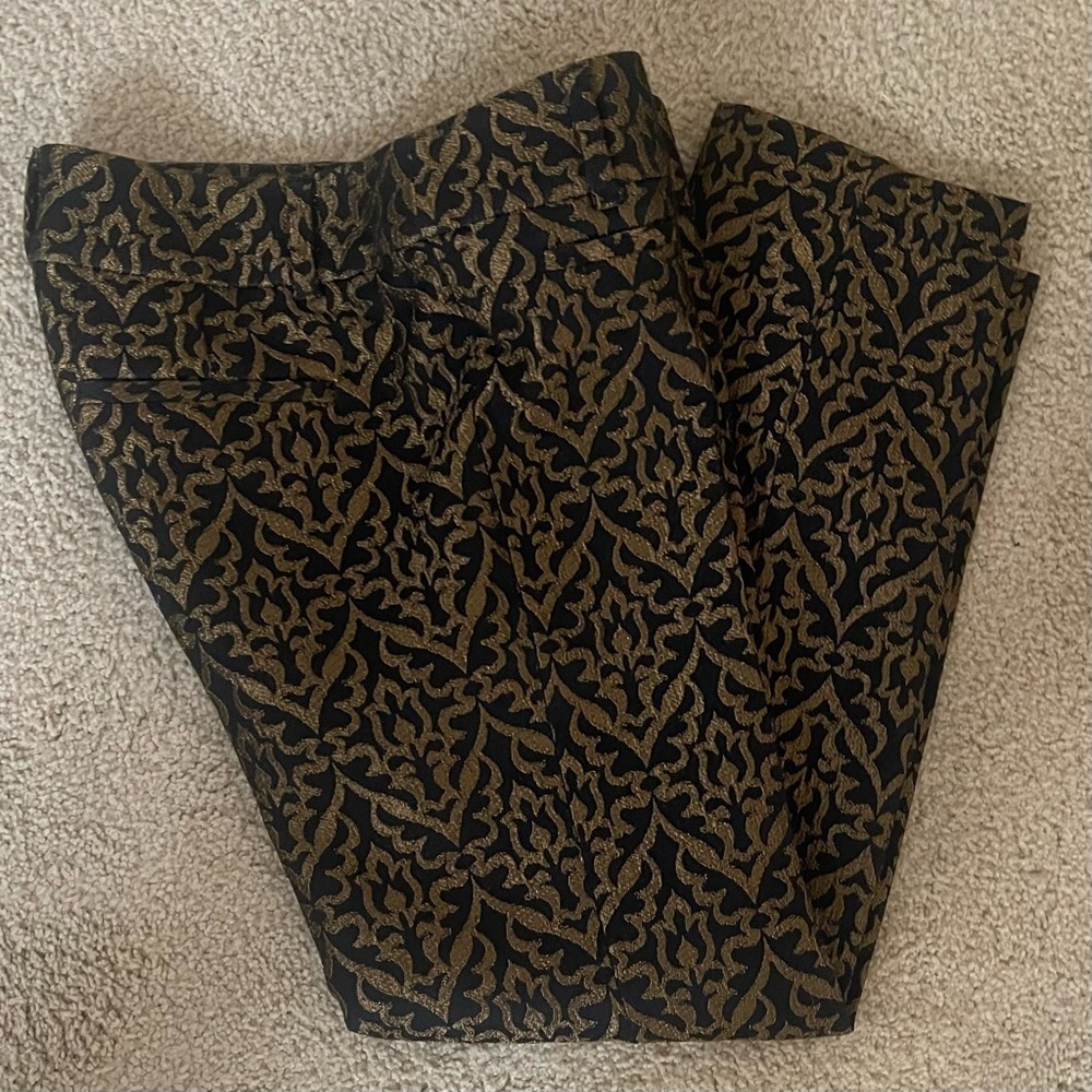 Ann Taylor LOFT Brocade Marisa Ankle Pants - Picture 6 of 8